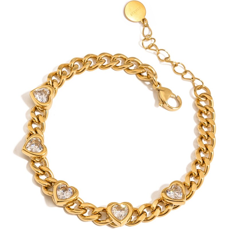 ELENYS Passion – pozlacený náramek 18K žluté zlato 107448494
