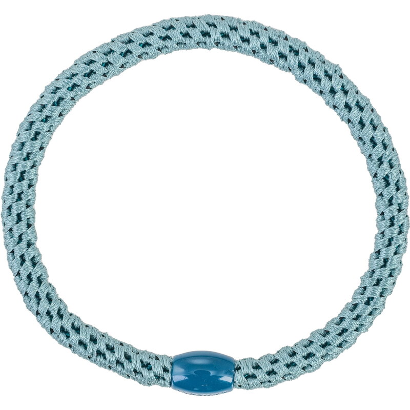 Gumička do vlasů Kknekki Slim Teal