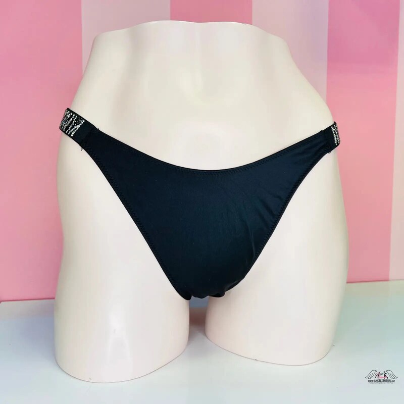 Victoria’s Secret Brazilky Zebra Shine Strap s Kamínky