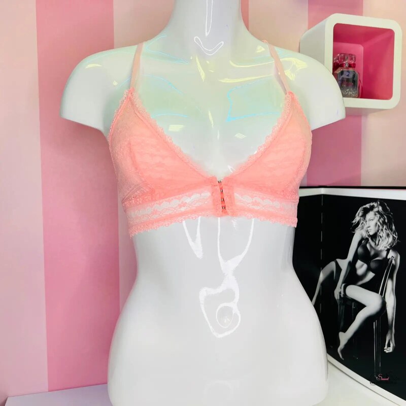 Victoria’s Secret Braletka Krajková s Předním Zapínáním