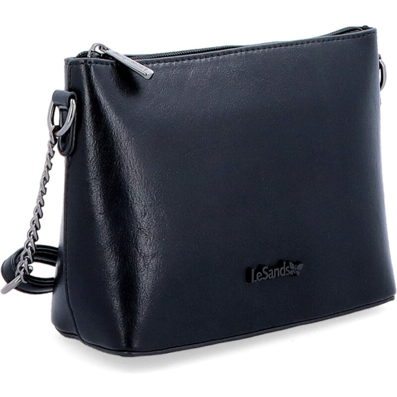 Kabelka ze syntetické kůže crossbody Le Sands černá 7708 C 108074573