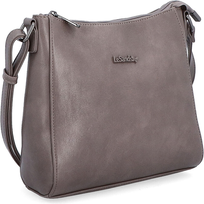 Kabelka ze syntetické kůže crossbody Le Sands taupe 7706 T 108074574