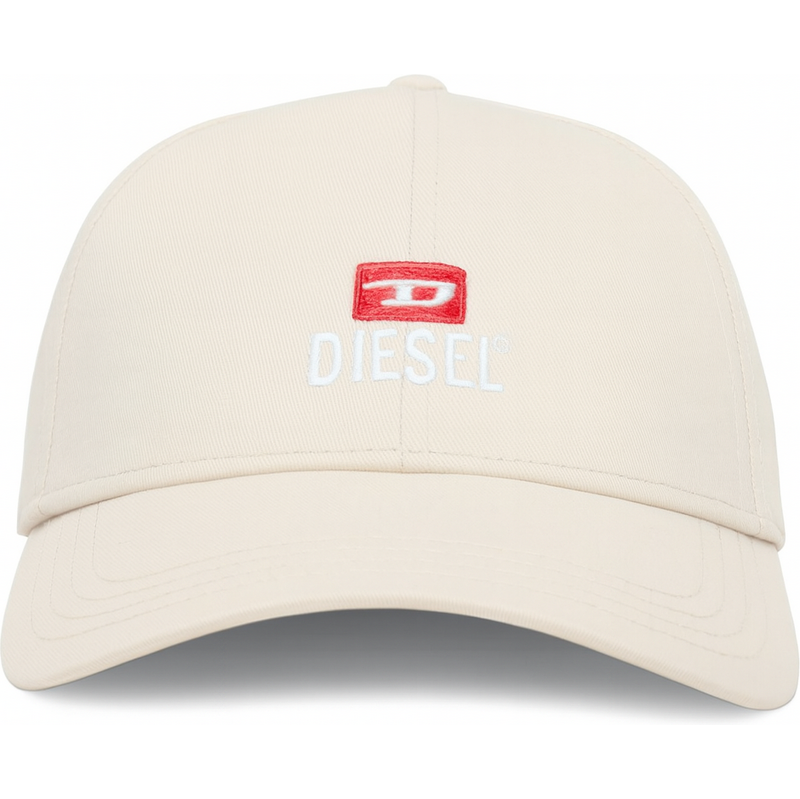 DIESEL Logo Beige kšiltovka
