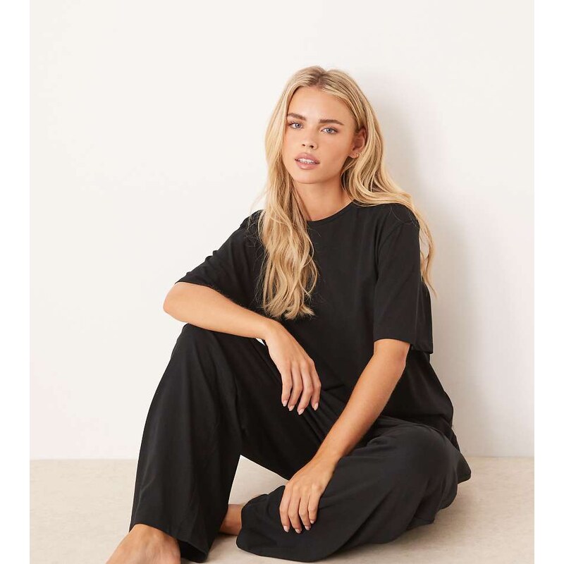 ASOS Petite ASOS DESIGN Petite mix & match cotton pyjama trouser in 108074986
