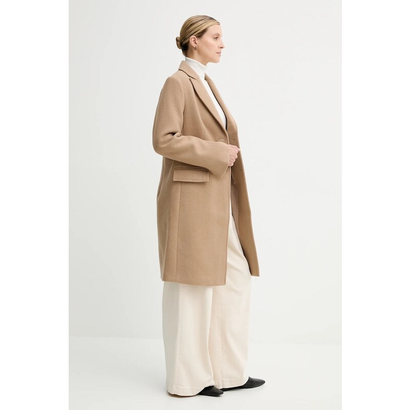 Kabát s vlnou Calvin Klein