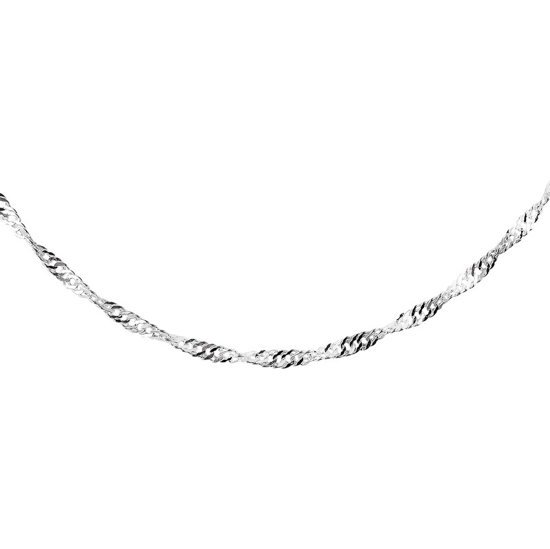 SYLVIENE Stříbrný řetízek Singapur 1,8 mm 108075487