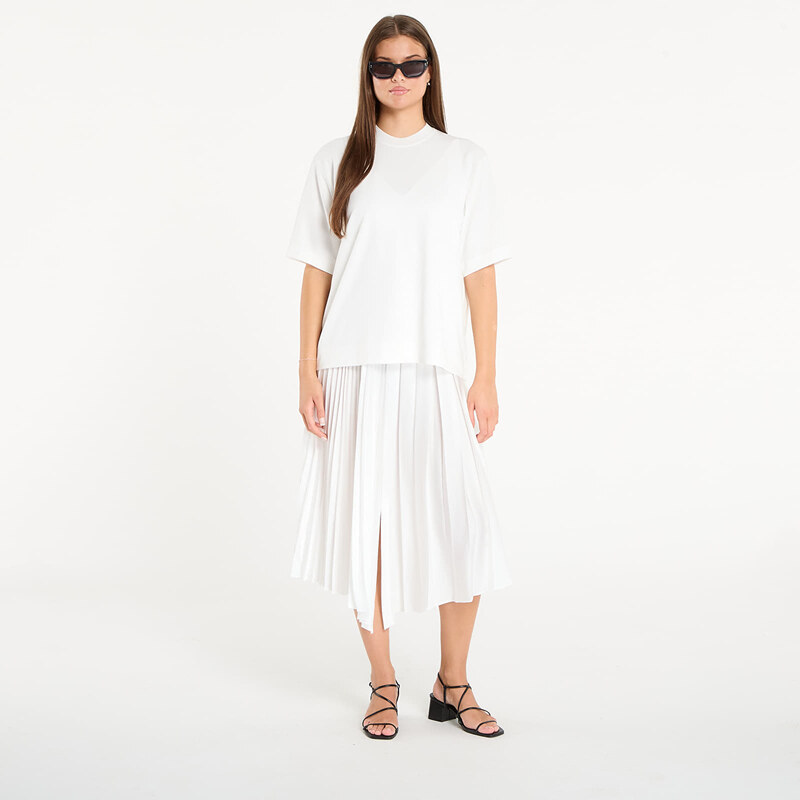 Šaty AllSaints Jax Tee Dress Chalk White L 108091996