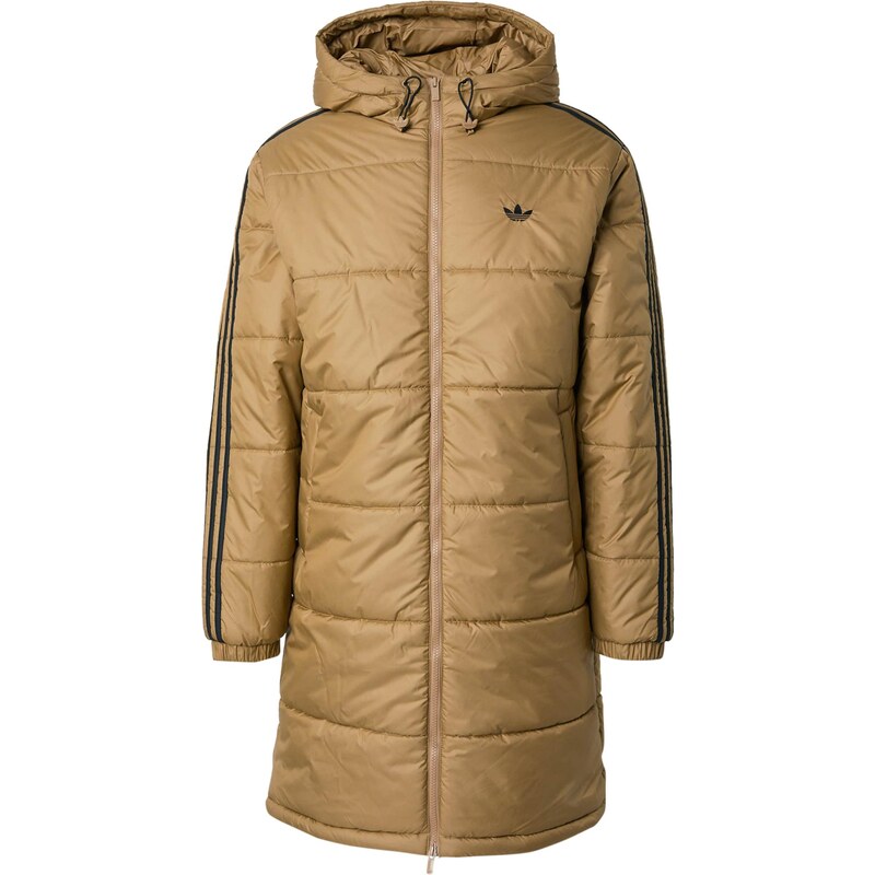 ADIDAS ORIGINALS Přechodný kabát Adicolor velbloudí / černá