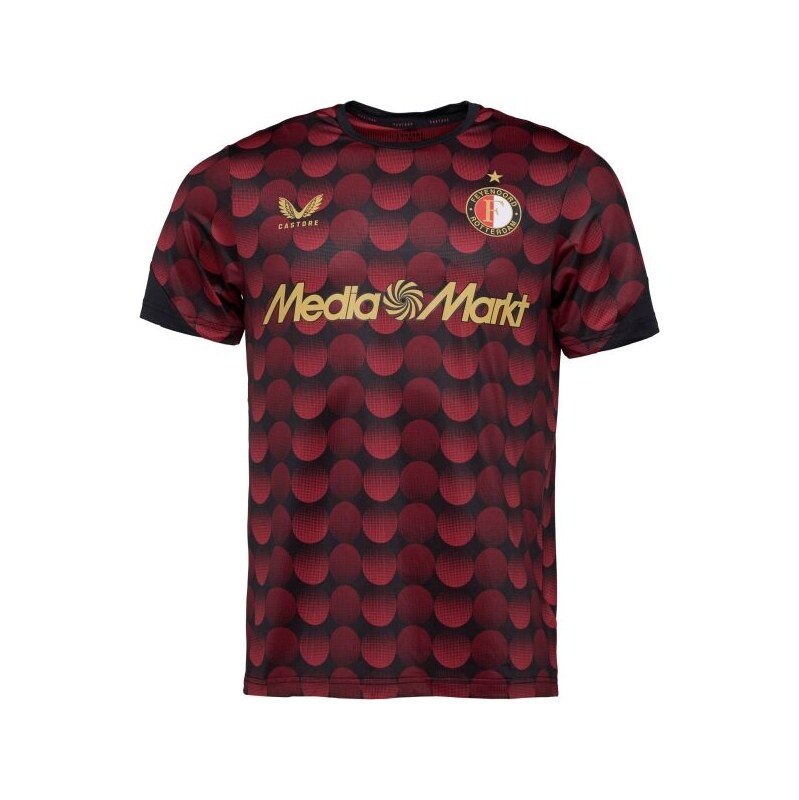 CASTORE FEYENOORD HOME PRE MATCH SS TEE Pánské fotbalové triko