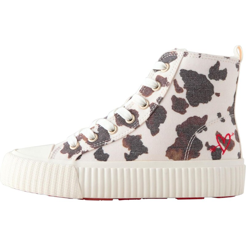 Next Tenisky tmavě hnědá / červená / offwhite