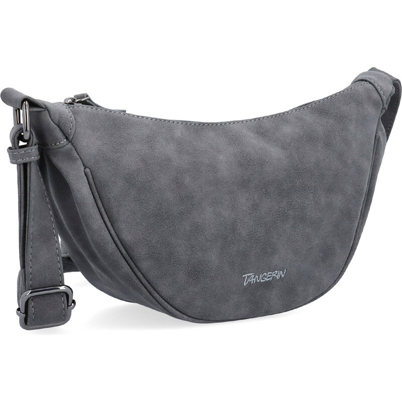 Kabelka ze syntetické kůže crossbody Tangerin šedá 1112 ANT 108086212