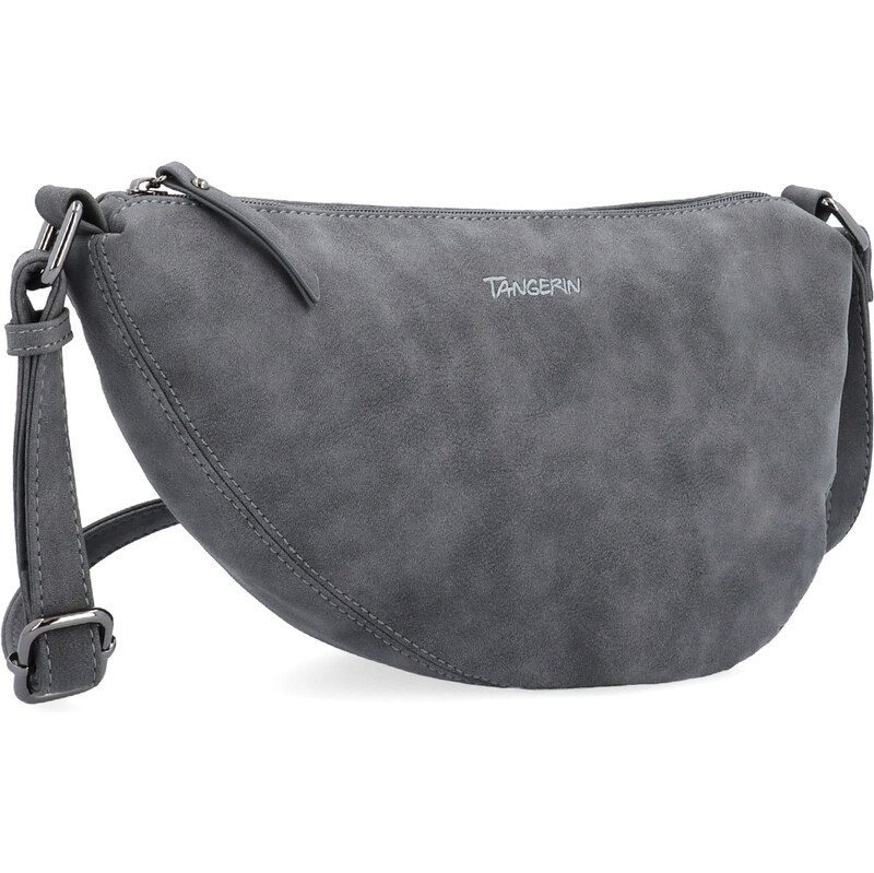 Kabelka ze syntetické kůže crossbody Tangerin šedá 1111 ANT