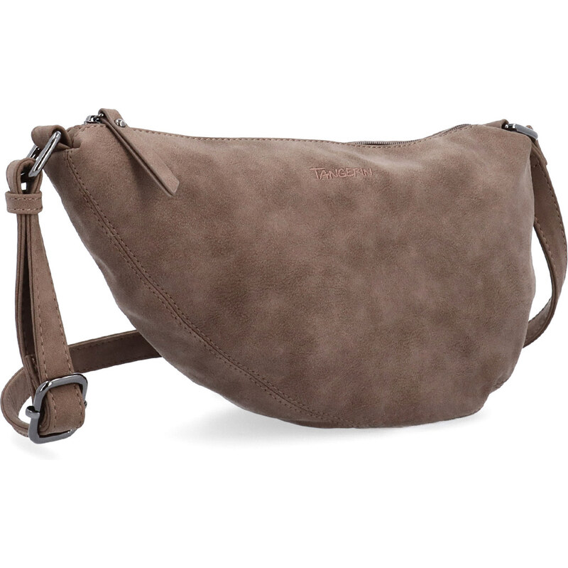 Kabelka ze syntetické kůže crossbody Tangerin hnědá 1111 H