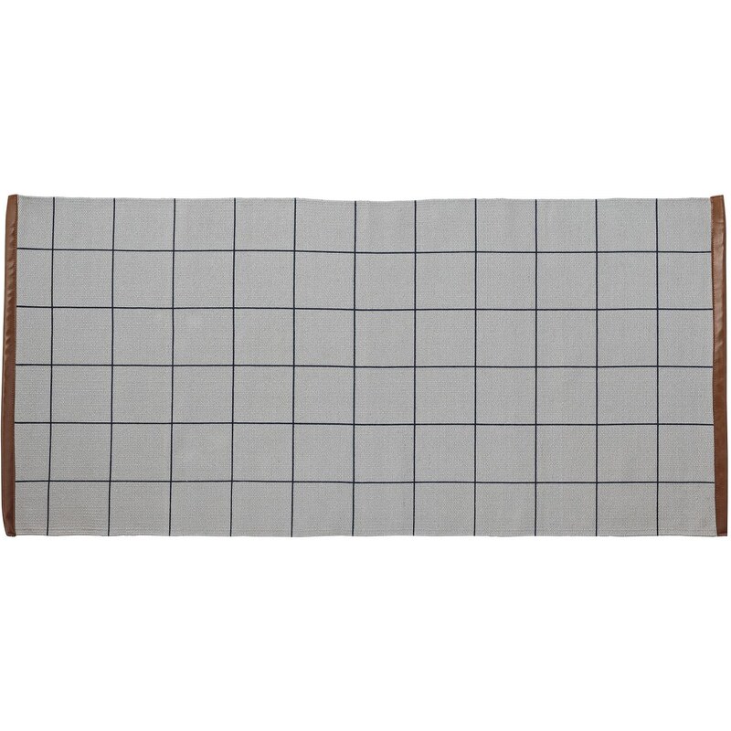 Bloomingville Bavlněný kobereček Cool Grey Checks