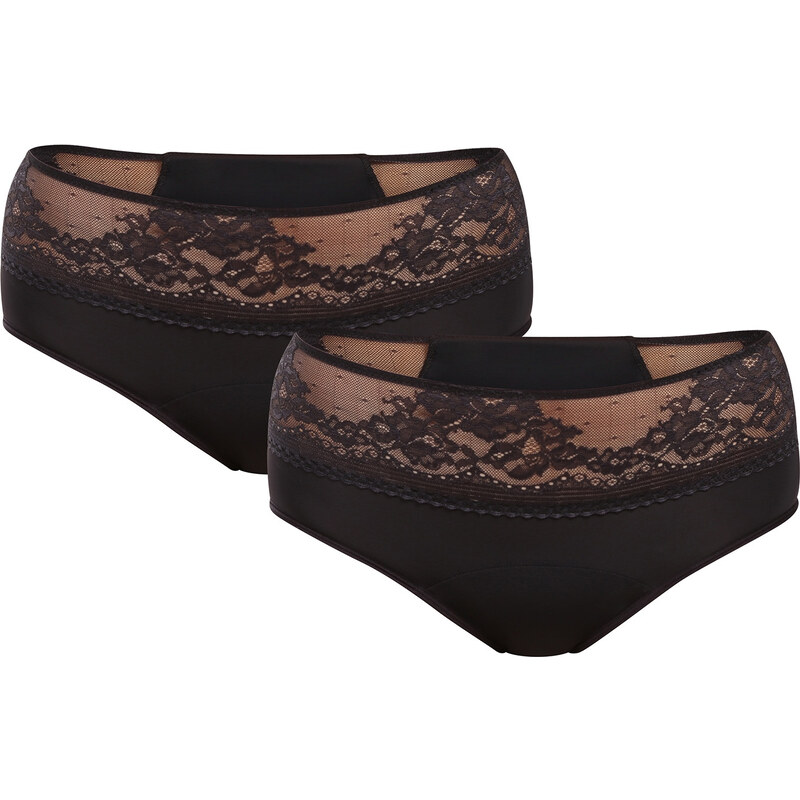 2PACK Menstruační kalhotky Dorina Eco Moon Lace Midi (DOR052) 106531807