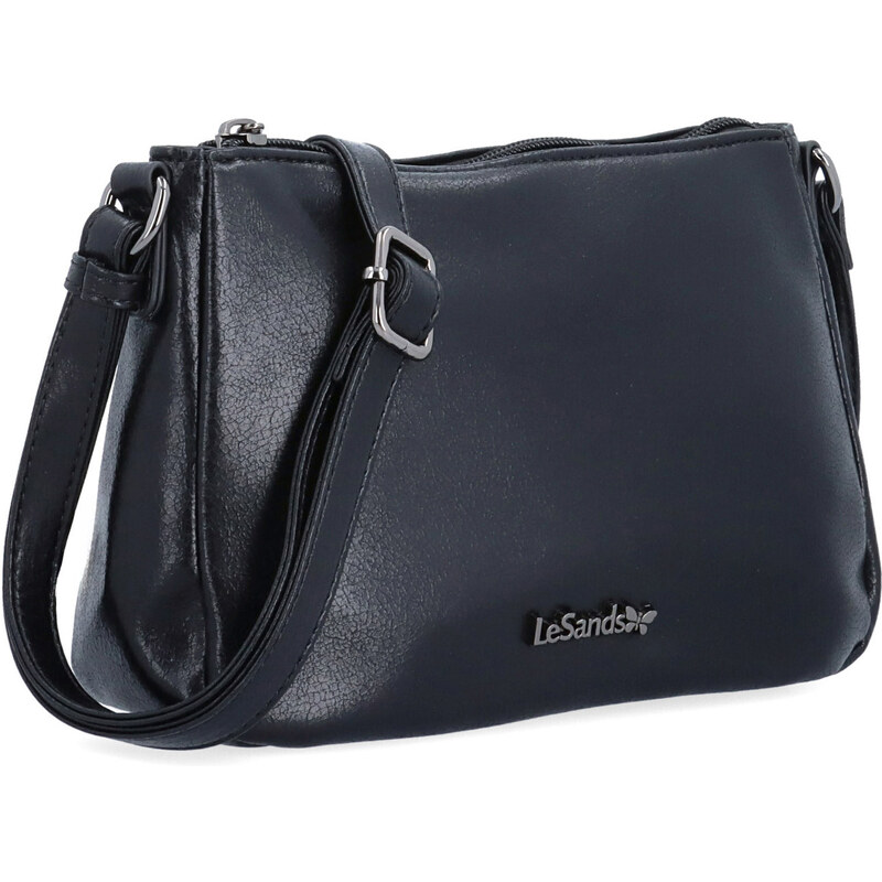 Kabelka ze syntetické kůže crossbody Le Sands černá 4369 C 108086185