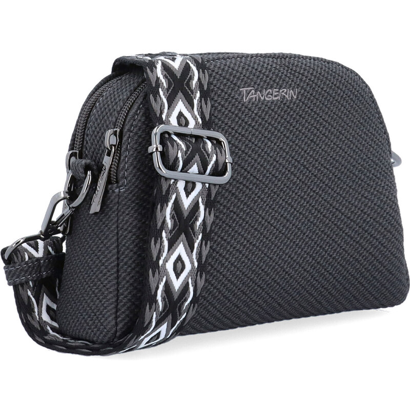 Kabelka ze syntetické kůže crossbody Tangerin šedá 4365 ANT 108086201