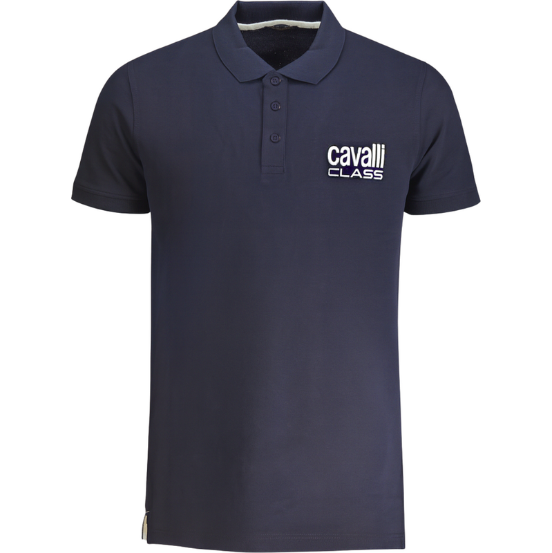 CAVALLI CLASS Carlo Navy Blue polo tričko