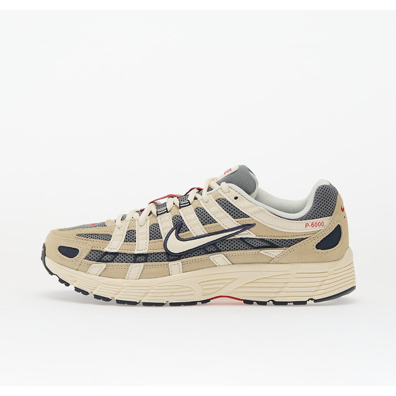 Nike P-6000 Lt Khaki/ Pale Ivory-Thunder Blue-Cool Grey-Univ Red