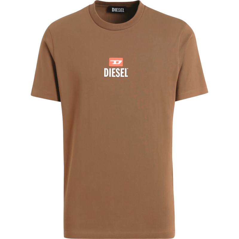 DIESEL New D Brown tričko