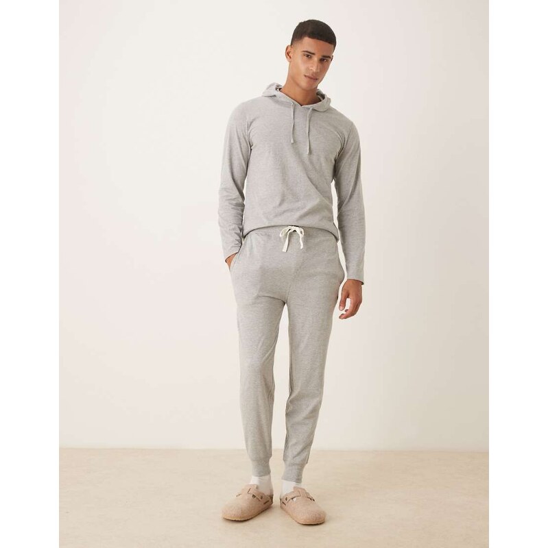 Polo Ralph Lauren icon logo co-ord cuffed lounge joggers in grey