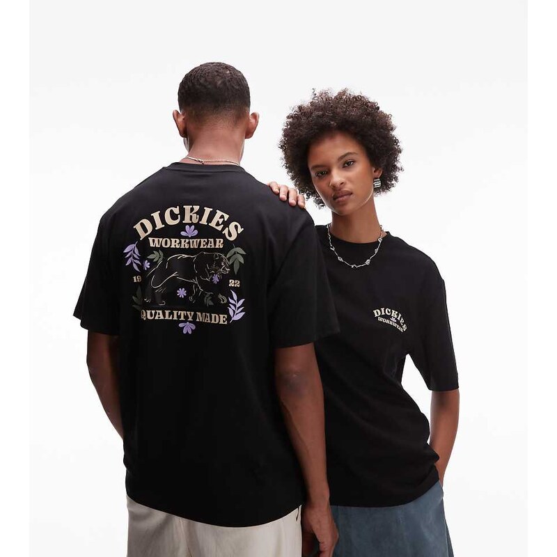 Dickies lucasville graphic animal backprint t-shirt in black- 108091395