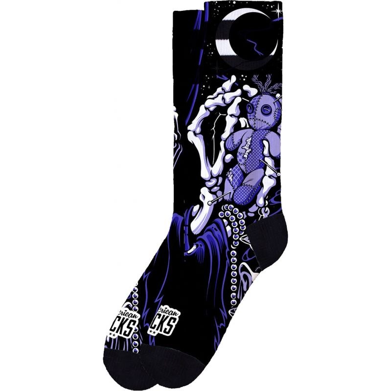 PONOŽKY AMERICAN SOCKS Voodoo - černá -
