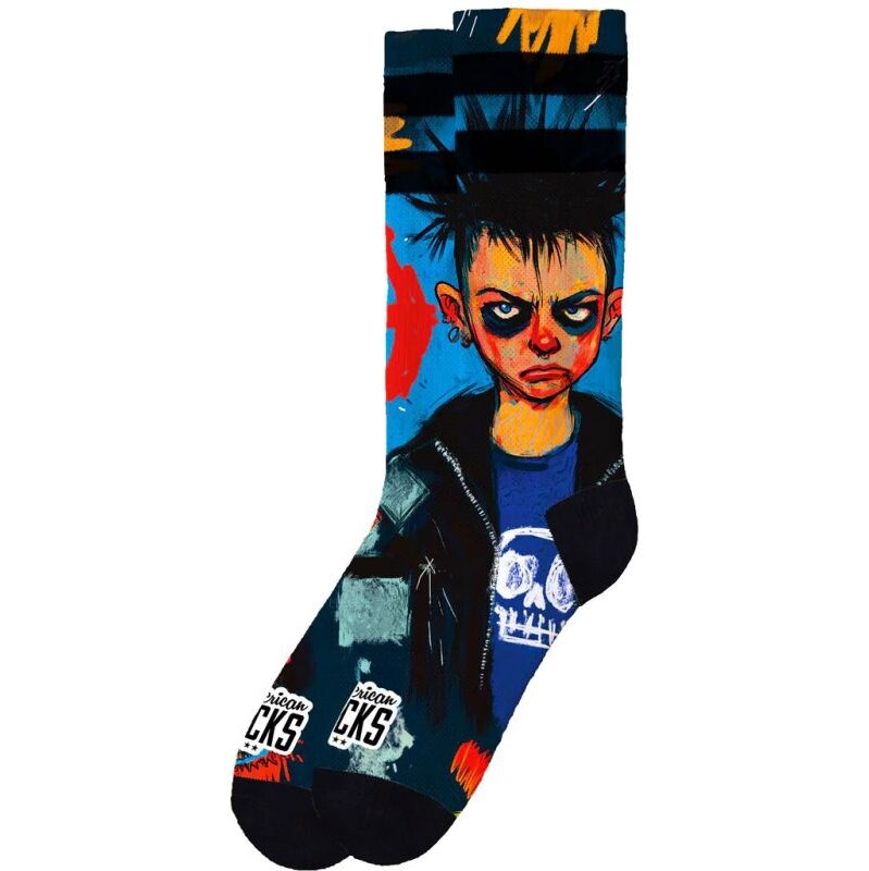 PONOŽKY AMERICAN SOCKS Youth Renegade - modrá -