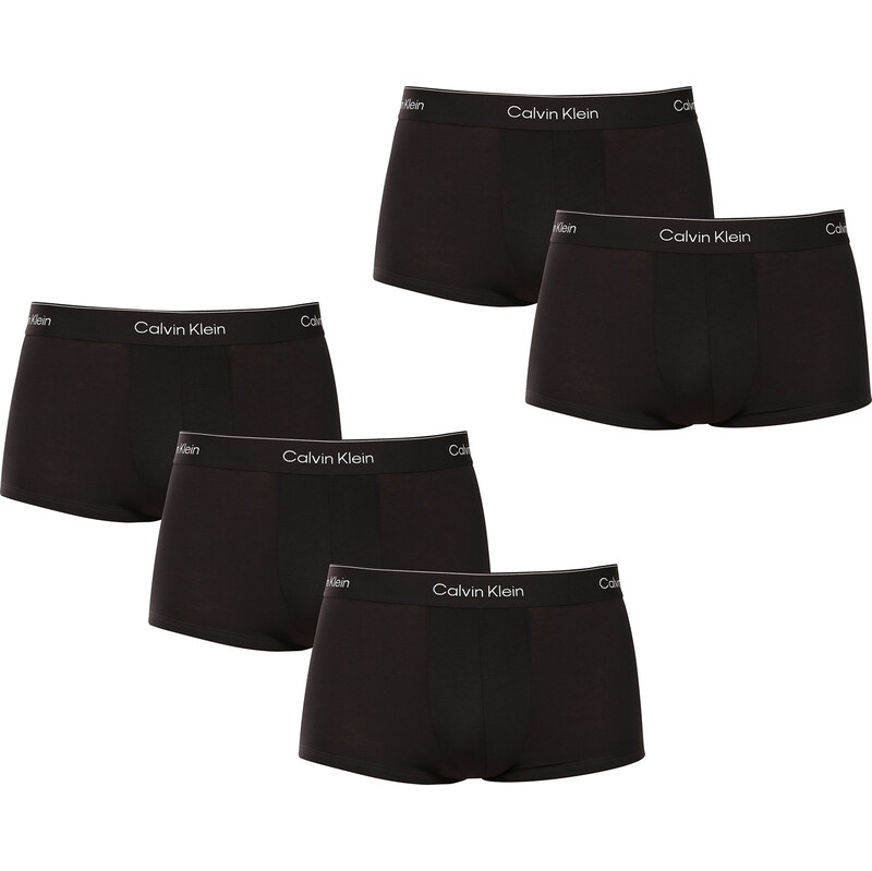 5PACK pánské boxerky Calvin Klein černé (NB4390-TM6) 108091172