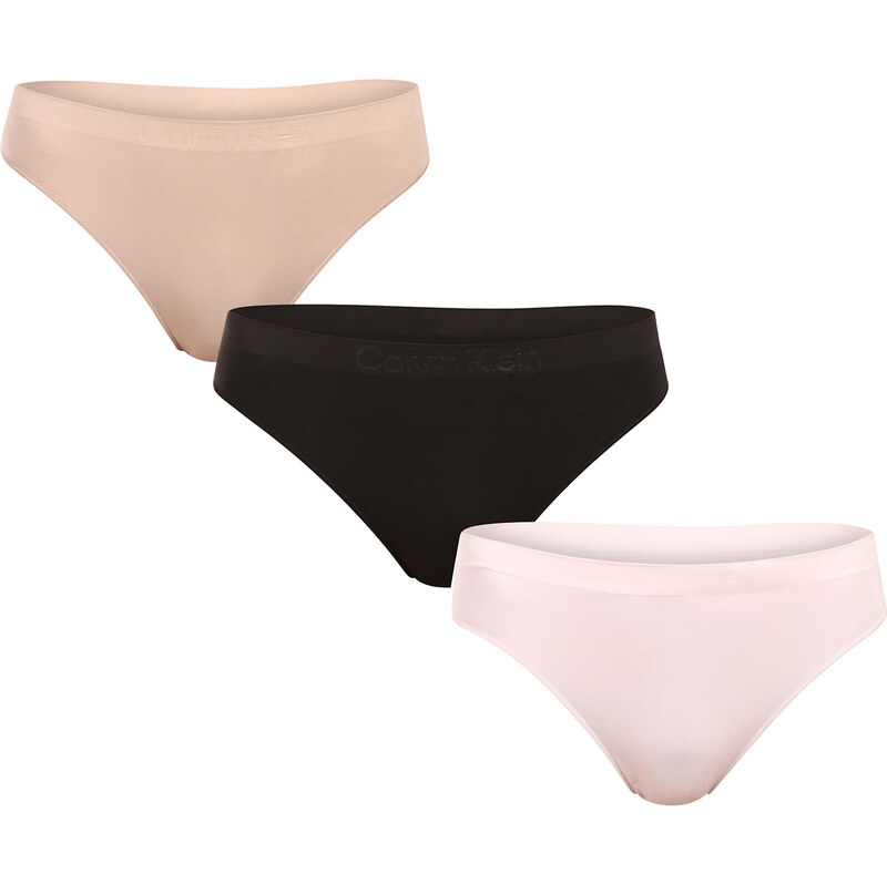3PACK dámská tanga Calvin Klein vícebarevné (QD5211-31S) 108091173