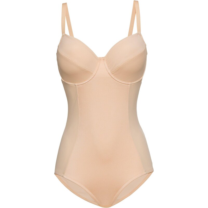 bonprix Stahovací body, střední tvarující efekt béžová Žena 115039983