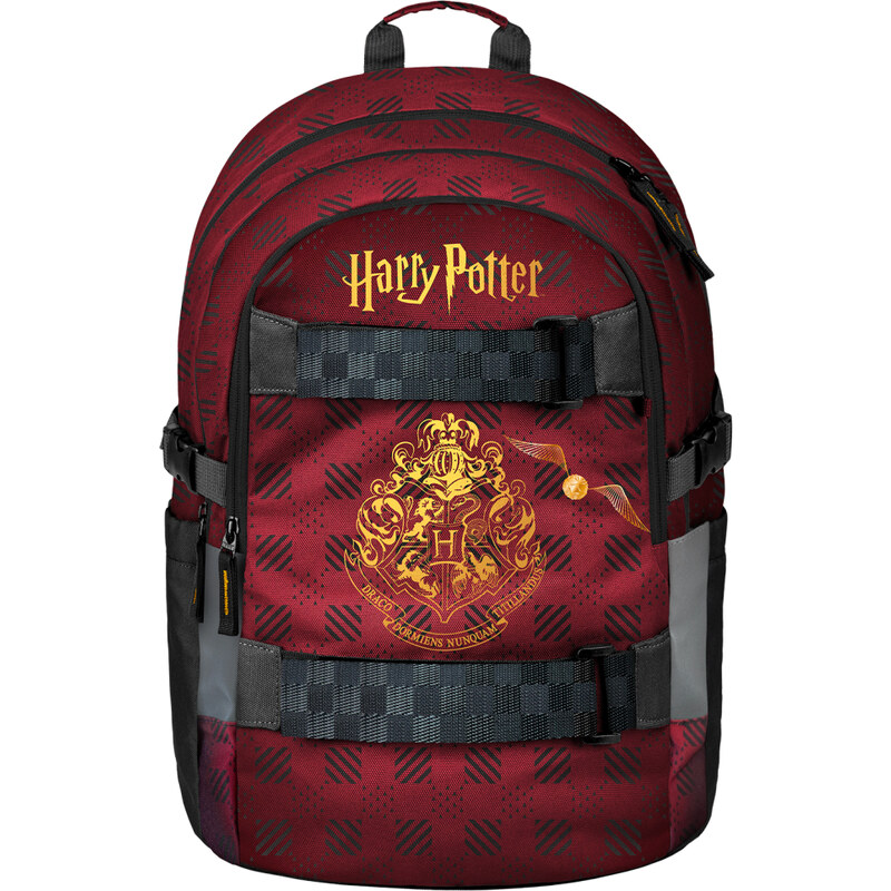 BAAGL Školní batoh Skate Harry Potter Bradavice vínový