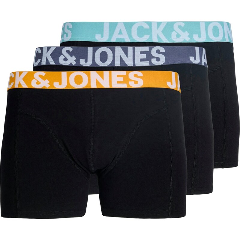 JACK & JONES Boxerky JACCONOR chladná modrá / mátová / oranžová