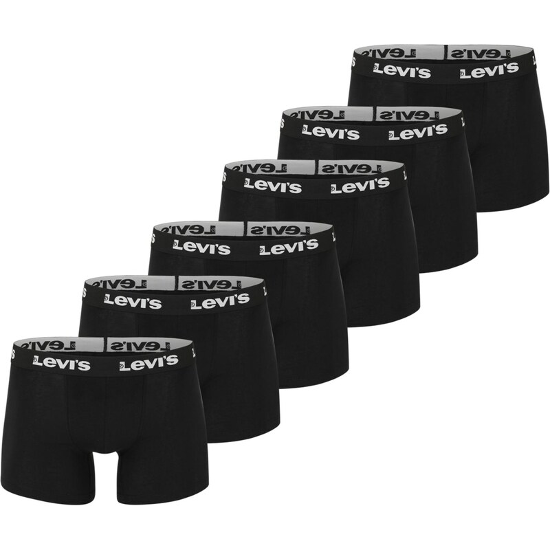 LEVIS  Boxerky černá / bílá