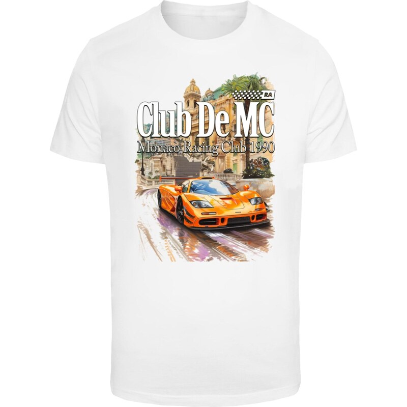 Mister Tee Tričko Monaco Racing Club světle hnědá / oranžová /