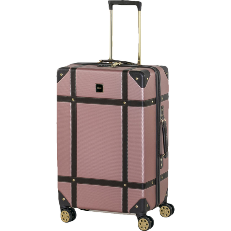 Cestovní kufr ROCK TR-0193/3-M ABS - růžová 60 l