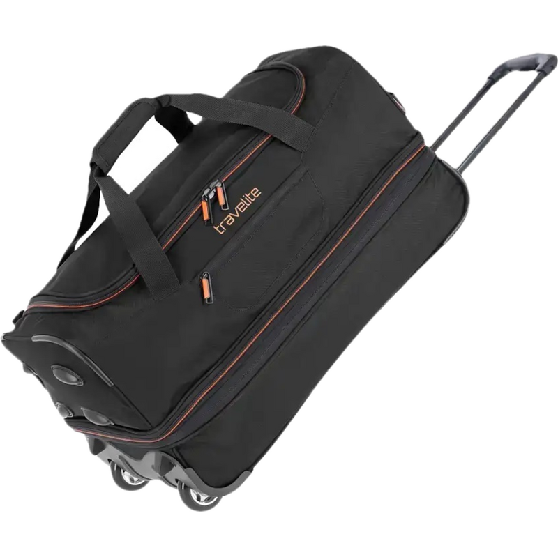 Travelite Basics Wheeled duffle S Black/blue 51 - 64l 108102185