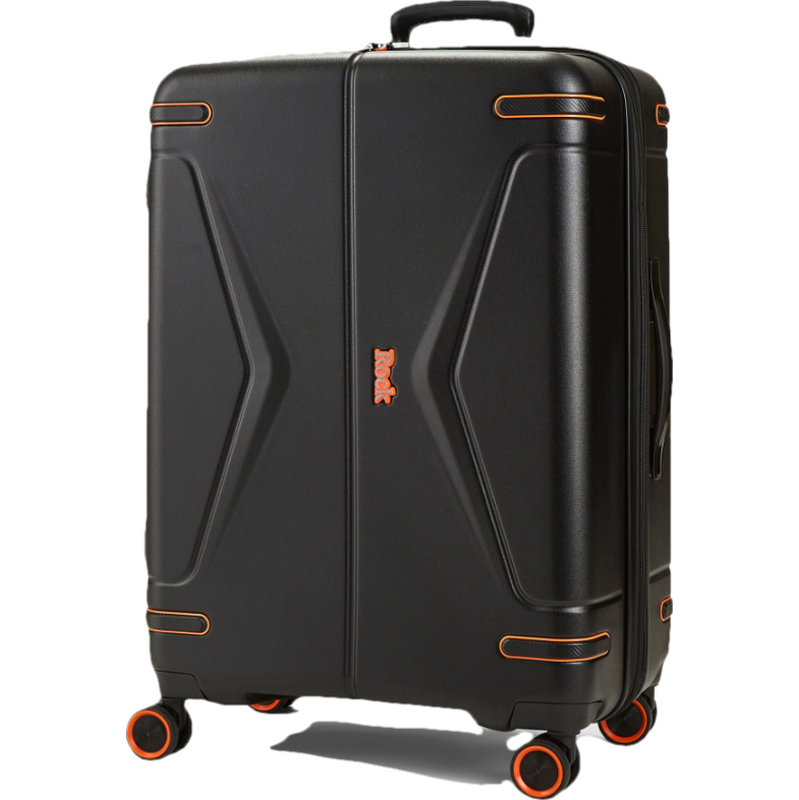 Cestovní kufr ROCK TR-0251/3-M ABS - černá 72 l + 20% expander