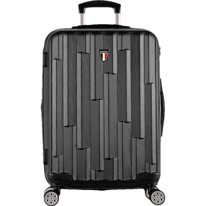 Cestovní kufr TUCCI Riflettore T-0272/3-L ABS - černá