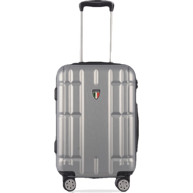 Kabinové zavazadlo TUCCI Massa T-0279/3-S ABS - stříbrná
