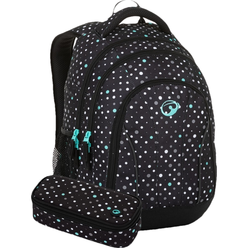 Bagmaster SET SUPERNOVA 23 A studentský set - černo tyrkysový 105270713