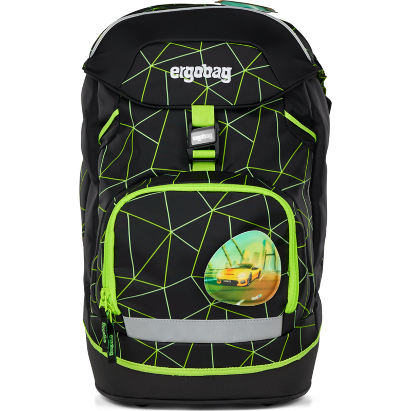 Ergobag Školní batoh prime - Fluo race 2025