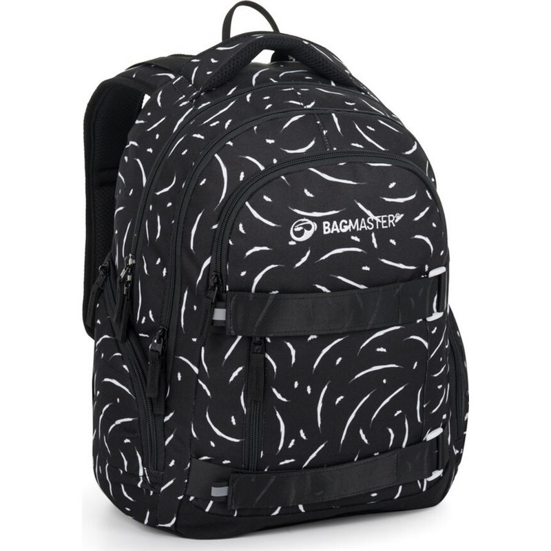 Bagmaster NOMAD 25 A studentský batoh – černo-bílý 108103766