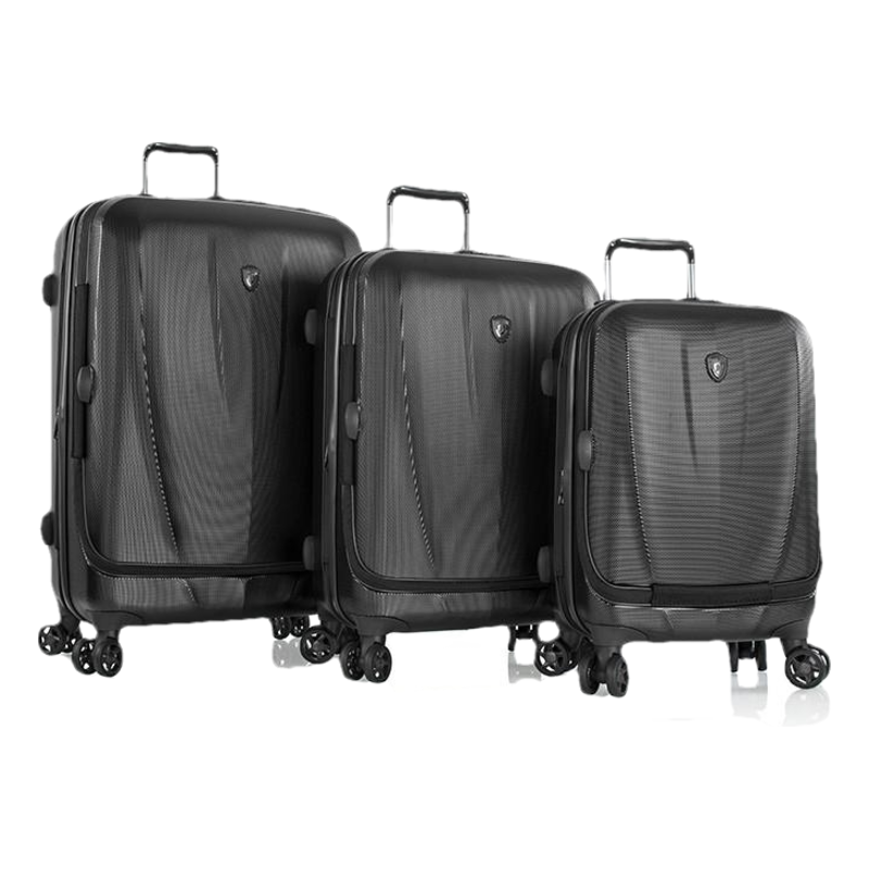 Heys Vantage Smart Luggage S,M,L Black – sada 3 kufrů