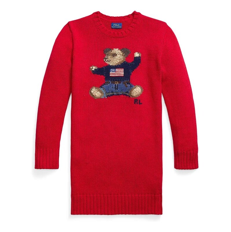 Polo Ralph Lauren Dětské bavlněné šaty Polo Ralph Lauren