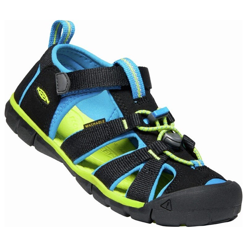 Dětské sandále Keen 1022969 SEACAMP II CNX Y-BLACK/BRILLIANT