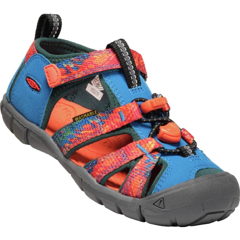 KEEN Dětské letní sandále SEACAMP II CNX YOUTH multi/austern