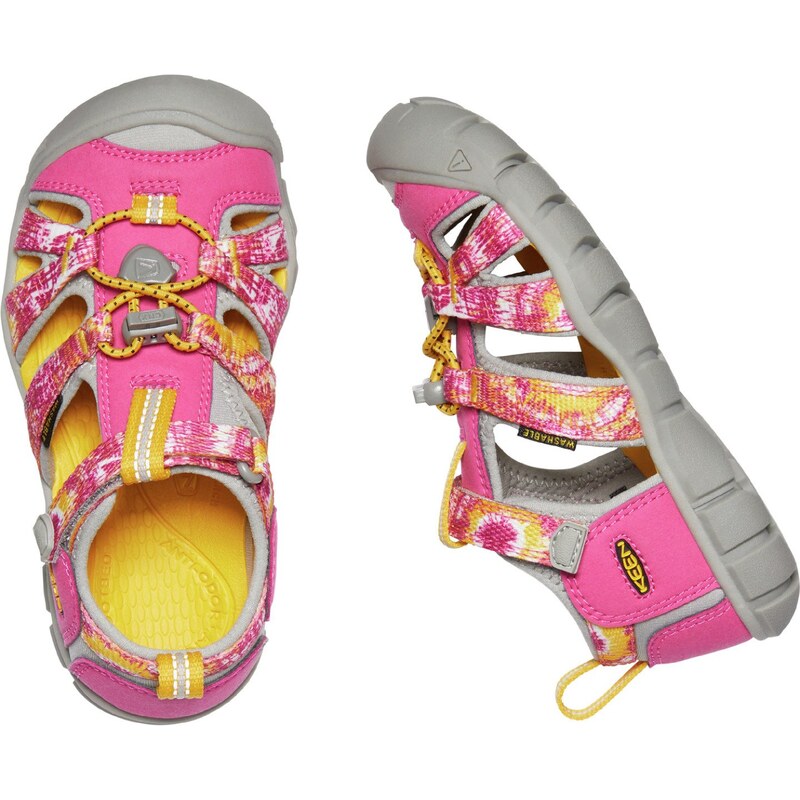Dětské letní sandále Keen SEACAMP II CNX YOUTH multi/keen yellow