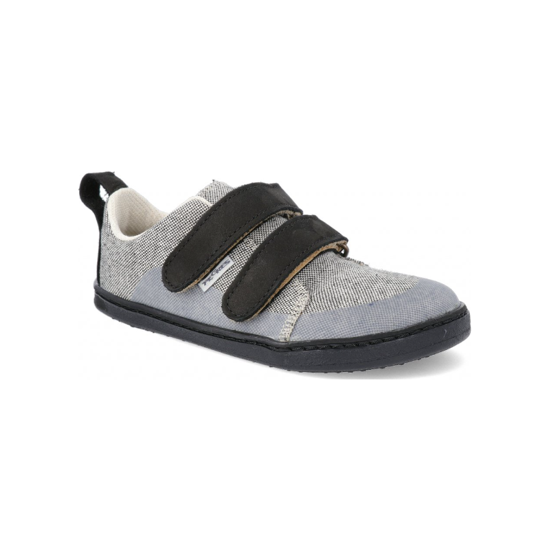 Dětské barefoot plátěnky PEGRES BF57U černá 108108563