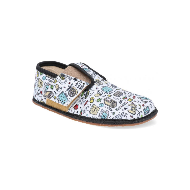 Dětské barefoot přezuvky Pegres BF01 GAMING 108109956